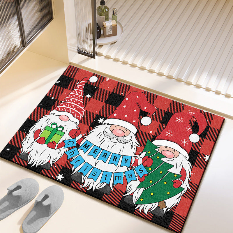 Festliche Weihnachts-Motiv-Badmatte Brehn
