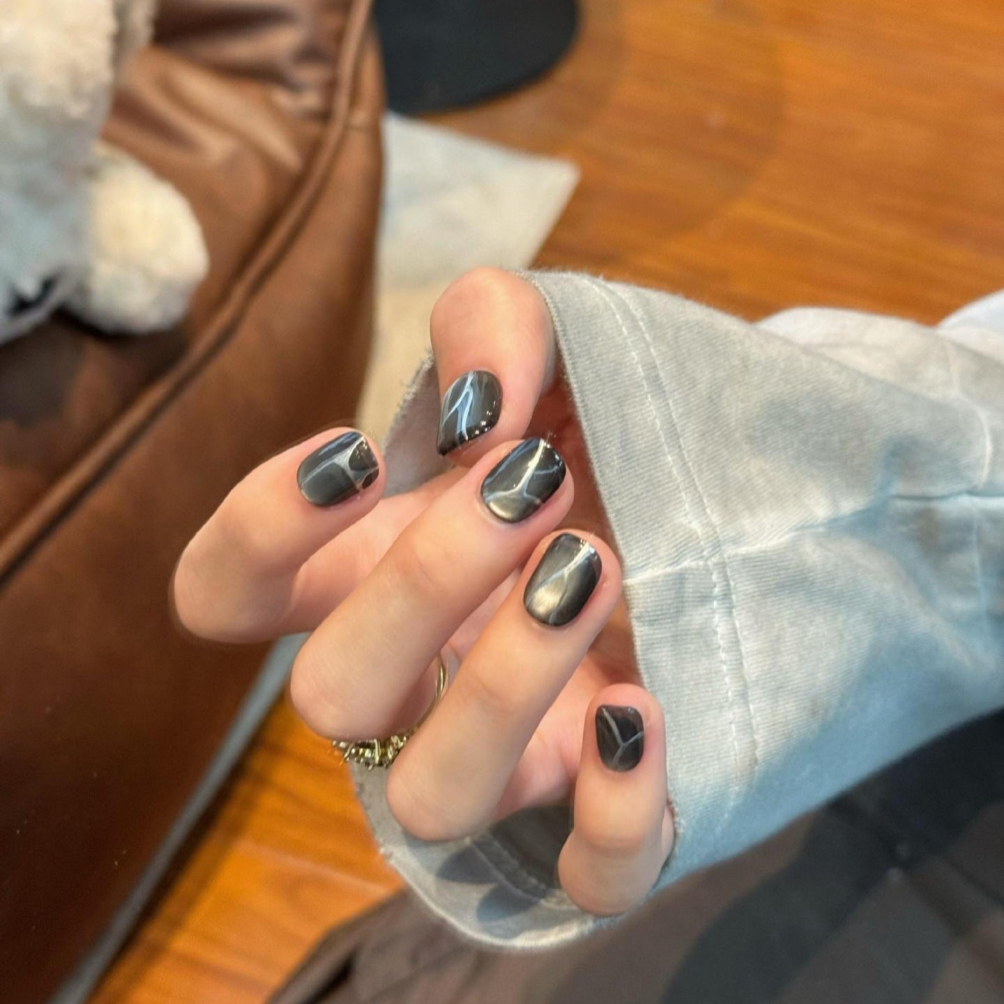 Kunstnagelset mit Modernem Geometrischen Design Brehn