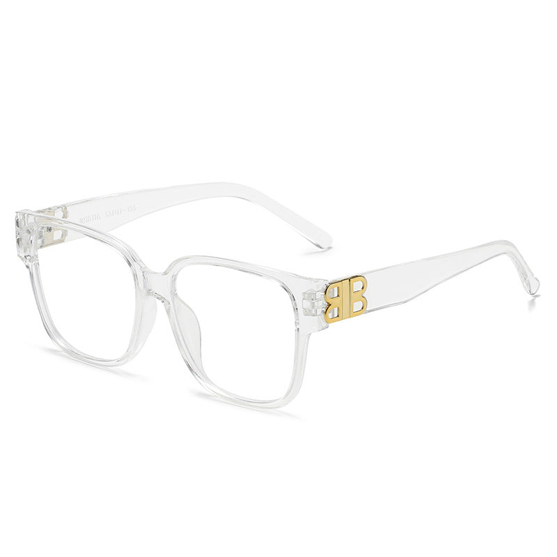 Damen modische quadratische Sonnenbrille mit elegantem Logo Brehn