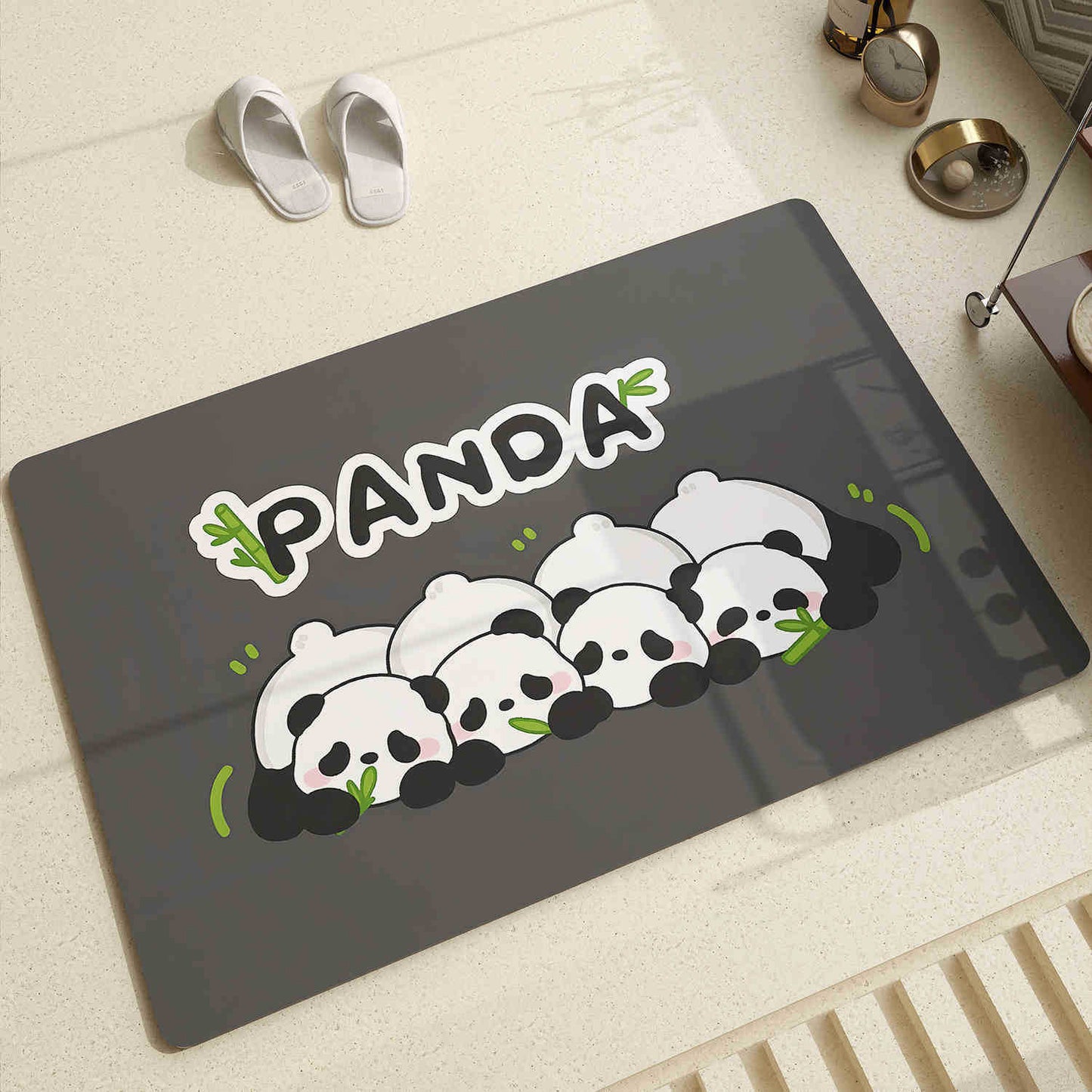 Adorable Panda-Themen Bereichsmatte