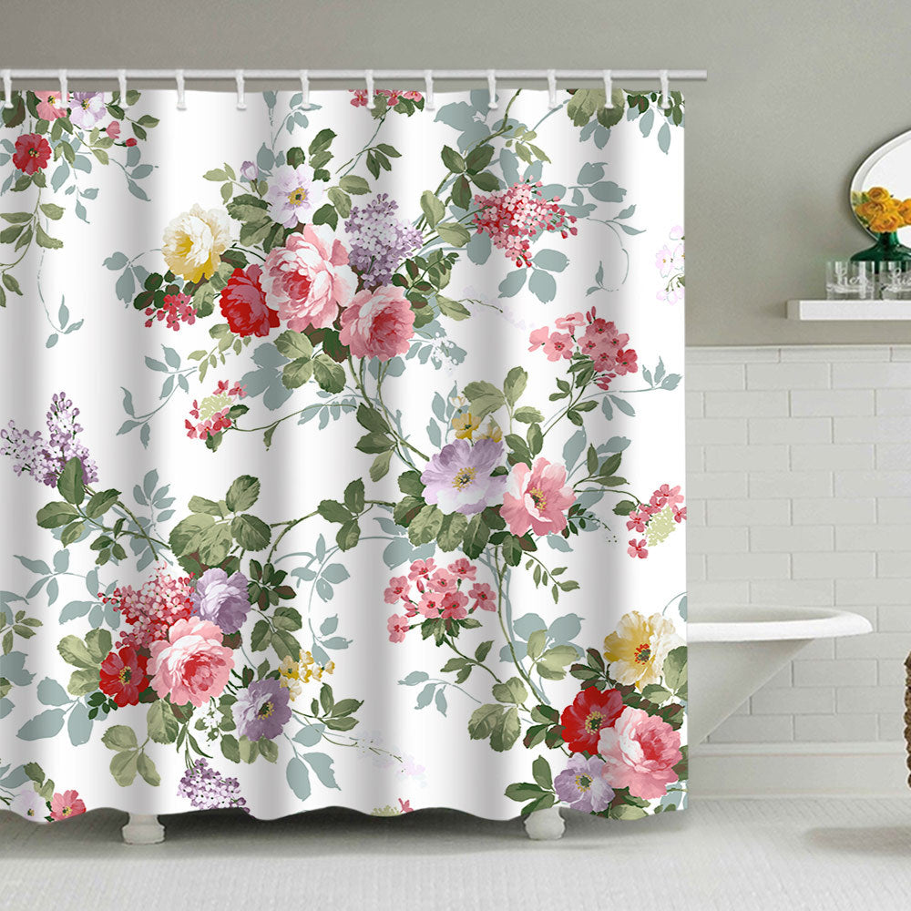 Florales Druck Duschvorhang Brehn