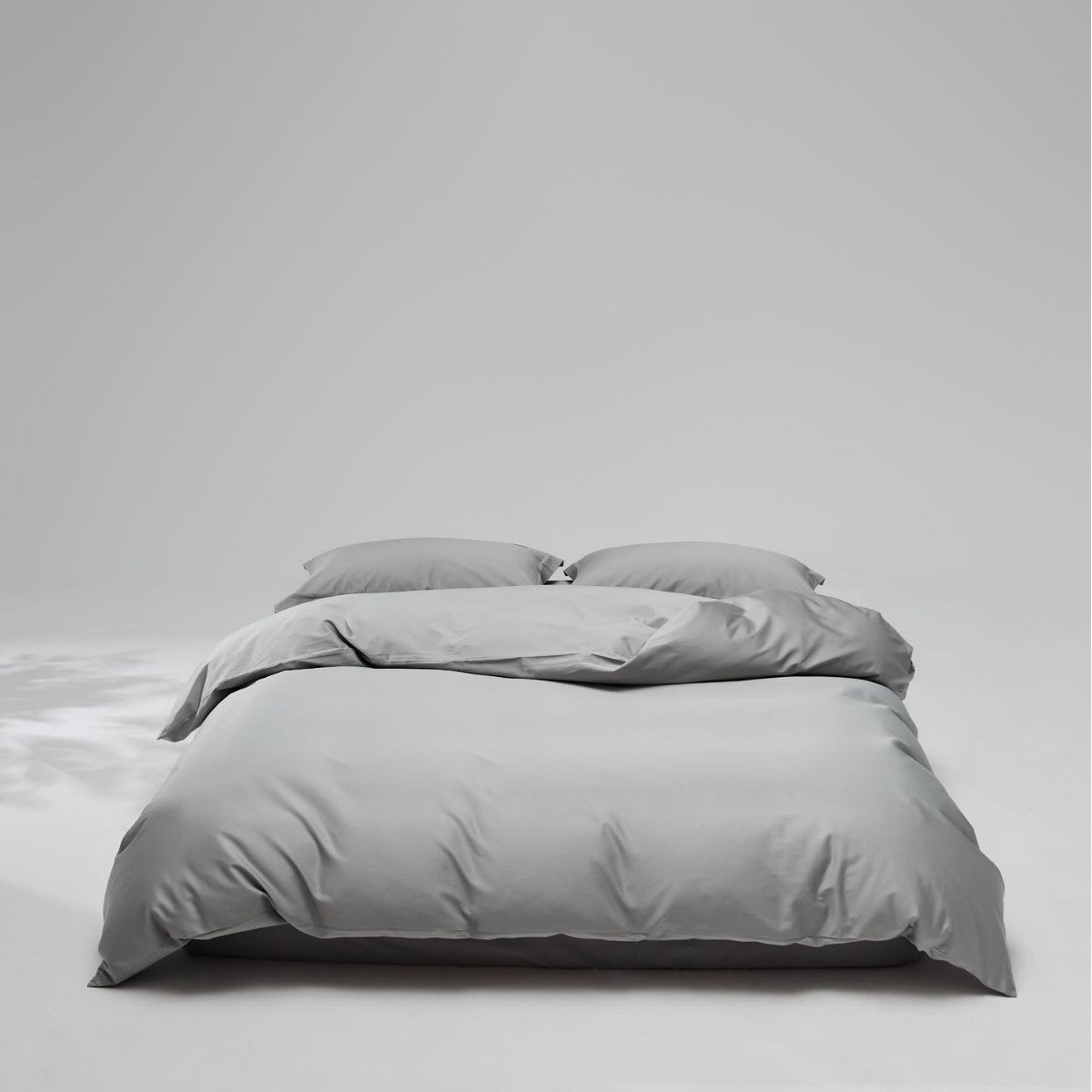 Mako-Baumwoll-Satin Bettwäsche-Set mit verdecktem Reißverschluss und Kissenbezügen Brehn