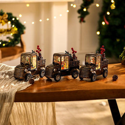 Dekoratives Lkw Modell mit Weihnachtsbeleuchtung Brehn