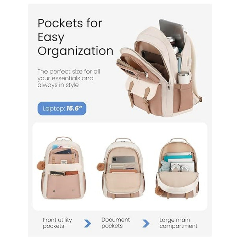 Moderner Rucksack mit Mehreren Fächern und Stilvollem Detail Brehn