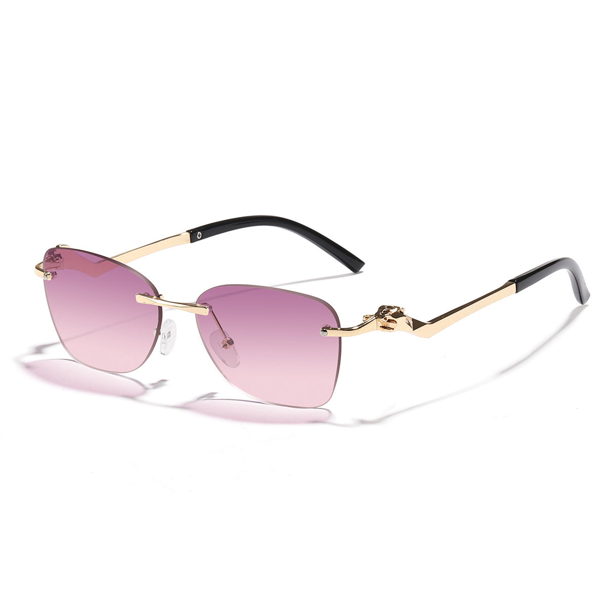 Damen modische Sonnenbrille mit stilvollen geometrischen Akzenten Brehn