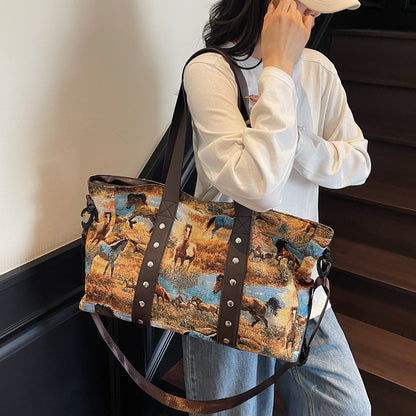 Haltbare Reiserucksack Schultertasche