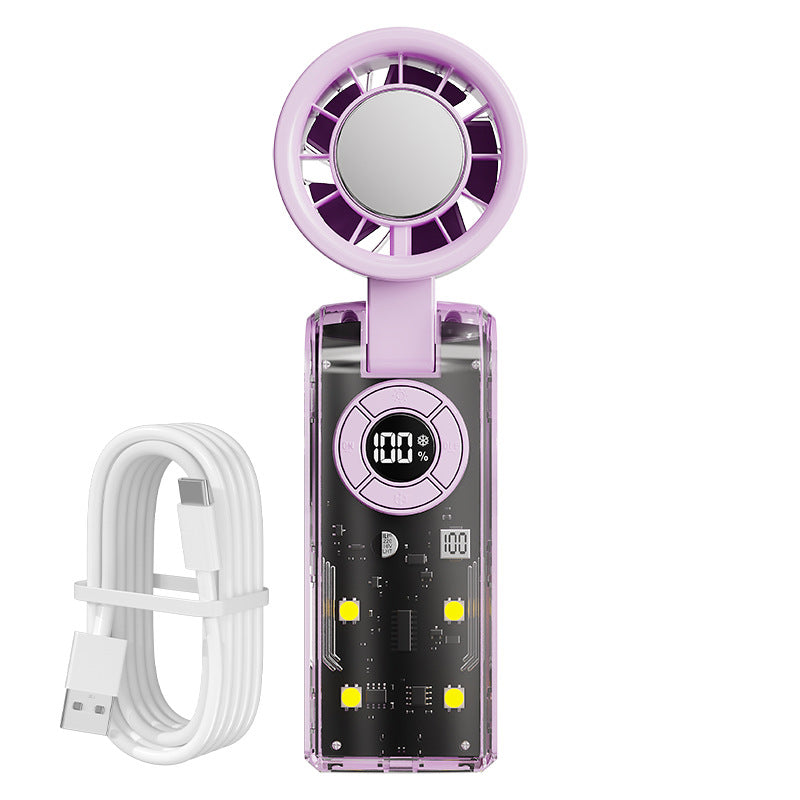 Damen tragbarer Handventilator mit integrierter Powerbank Brehn