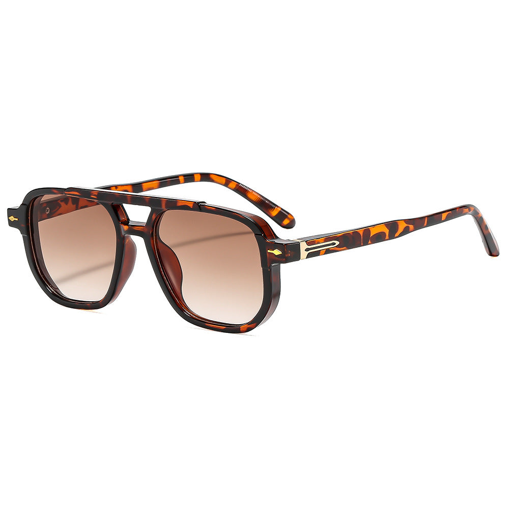 Damen modische Sonnenbrille mit extragroßem Rahmen Brehn