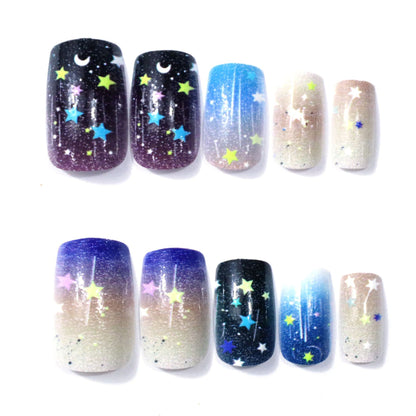 Sternennacht Themen Nagelkunst Verbesserungen Brehn