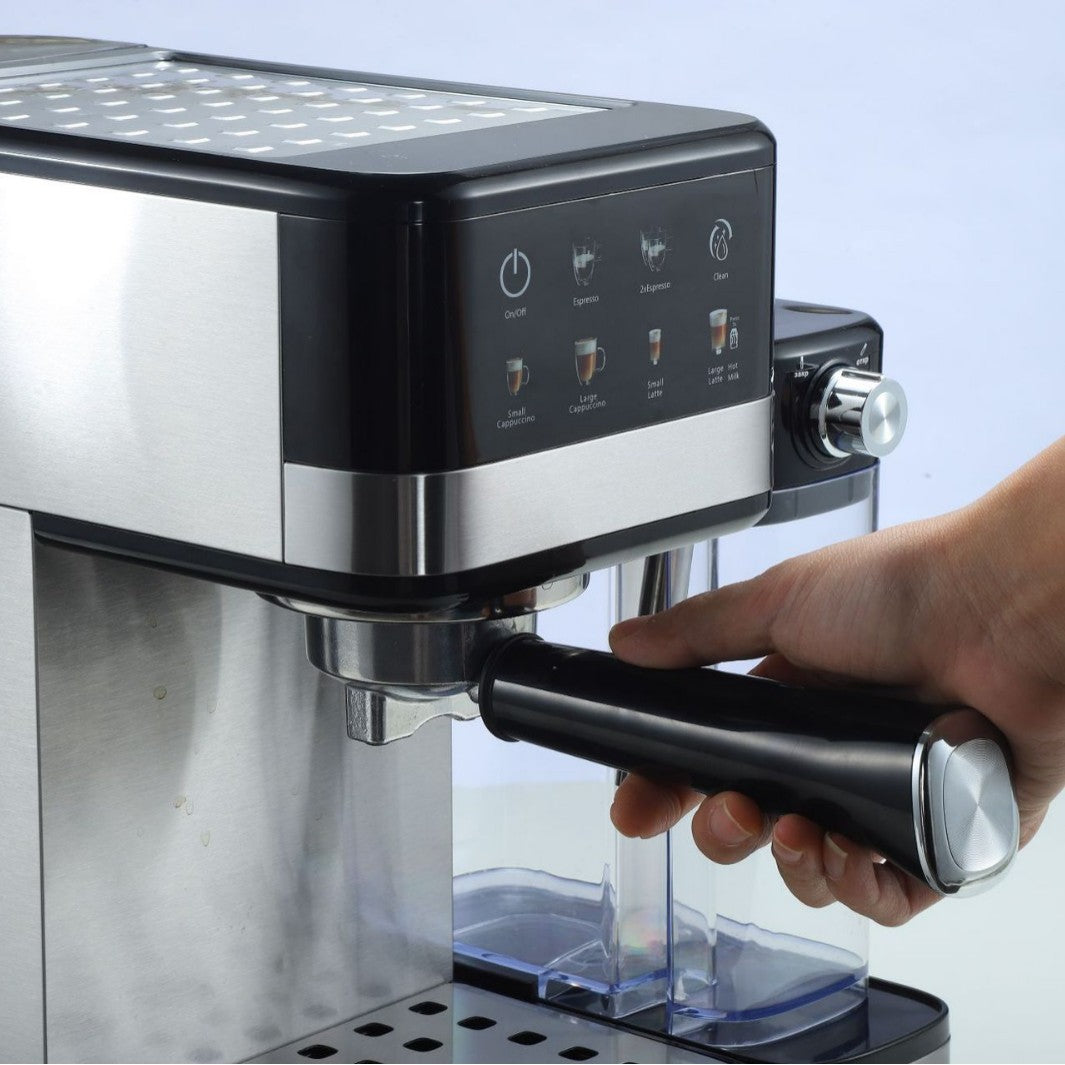 Siebträgermaschine mit Dampfdüse Brehn