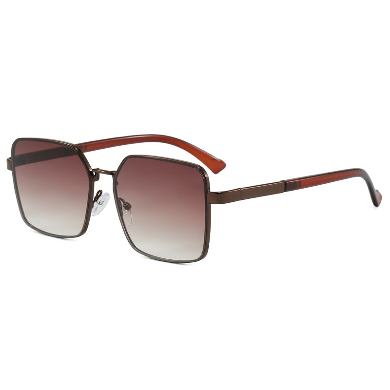 Damen modische Sonnenbrille im quadratischen Design mit gradienten Gläsern Brehn