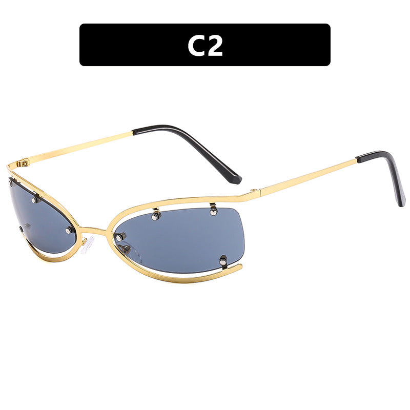 Damen Cat-Eye Sonnenbrille mit luxuriösen Akzenten und schützendem UV-Filter Brehn