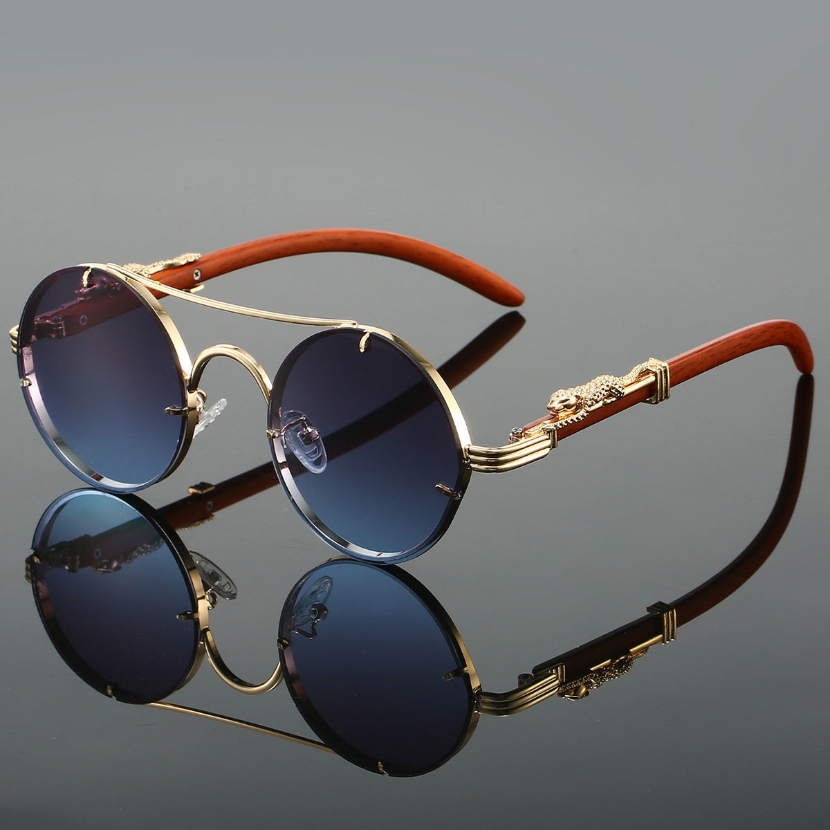 Vintage-inspirierte Drachenrahmen Sonnenbrille Brehn