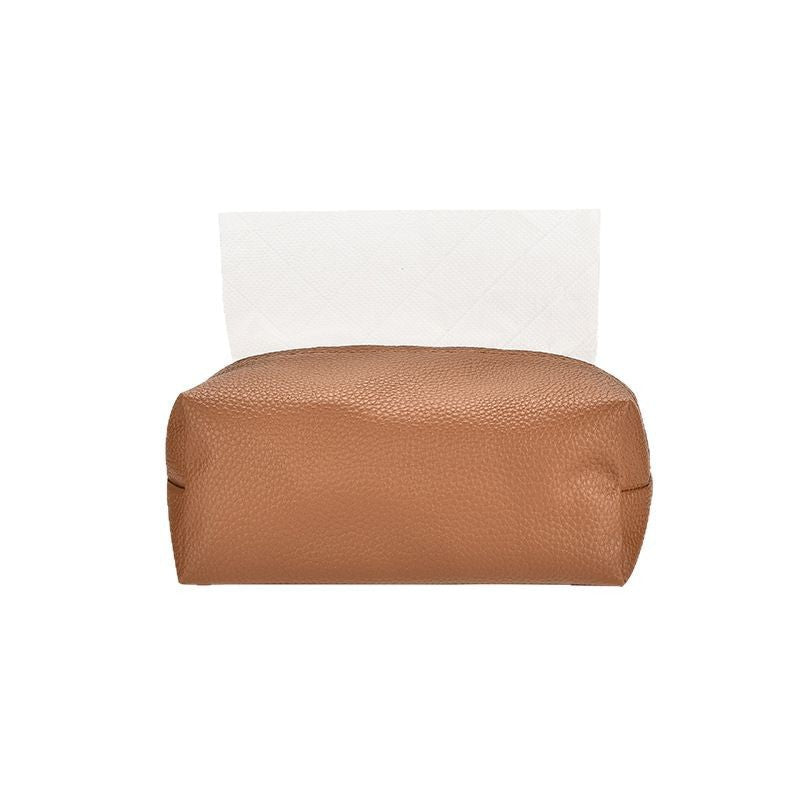 Premium Leder Taschentuchbox Cover Brehn