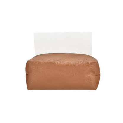 Premium Leder Taschentuchbox Cover Brehn