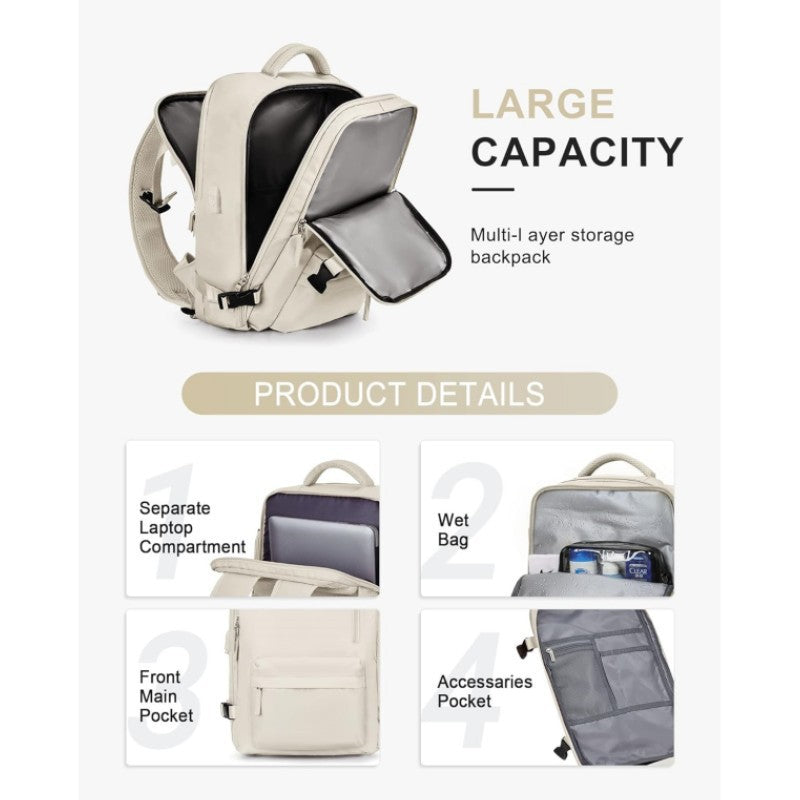 Multifunktionaler Reise-Rucksack mit Isoliertem Laptopfach Brehn