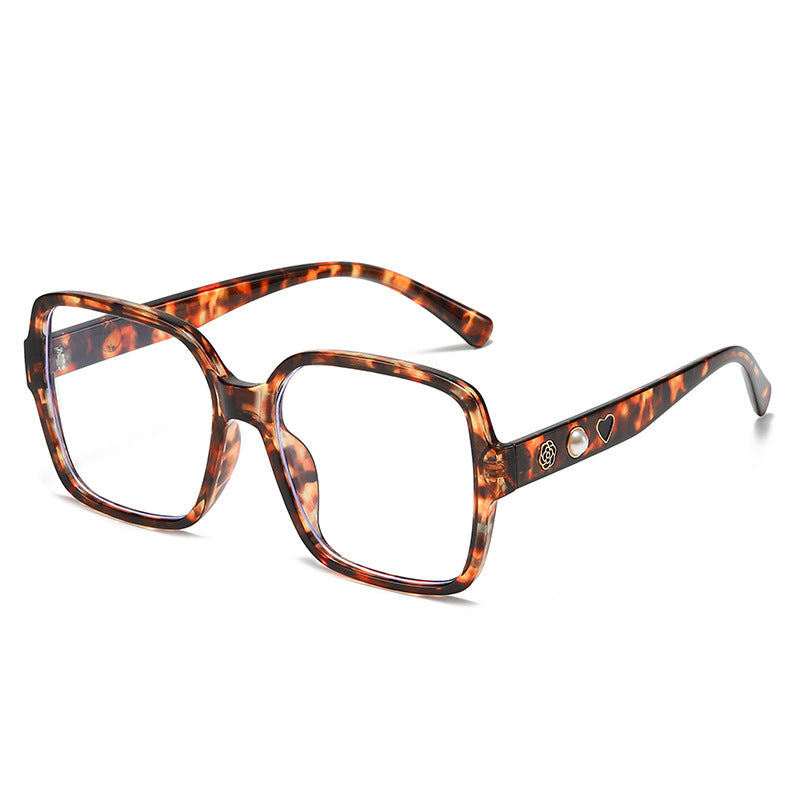 Elegante Übergroße Quadratische Fassung Brille Brehn