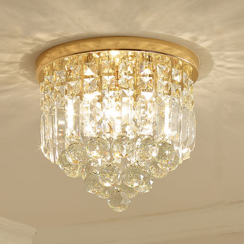 Kristall Flush Mount Deckenleuchte