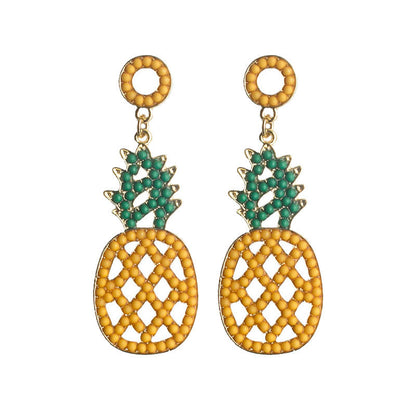 Ananas-Themen Ohrringe Brehn