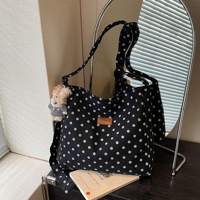 Lässige Polka Dots Hobo Tasche