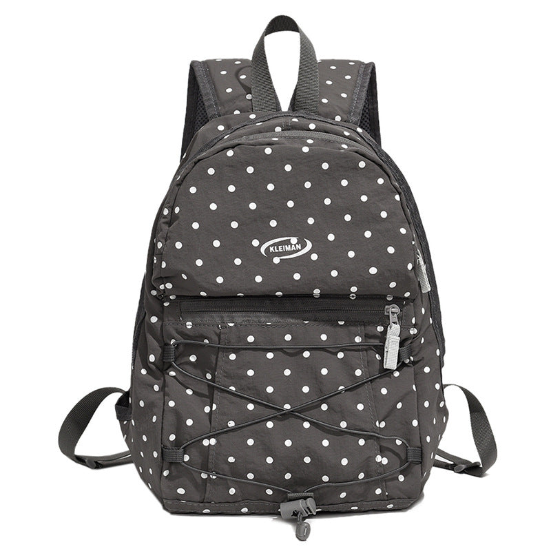 Trendy gepunkteter lässiger Rucksack Brehn