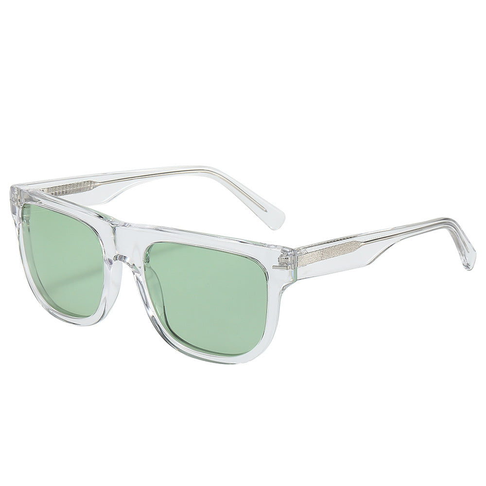 Damen Sonnenbrille mit transparentem Rahmen und UV-Schutz Brehn