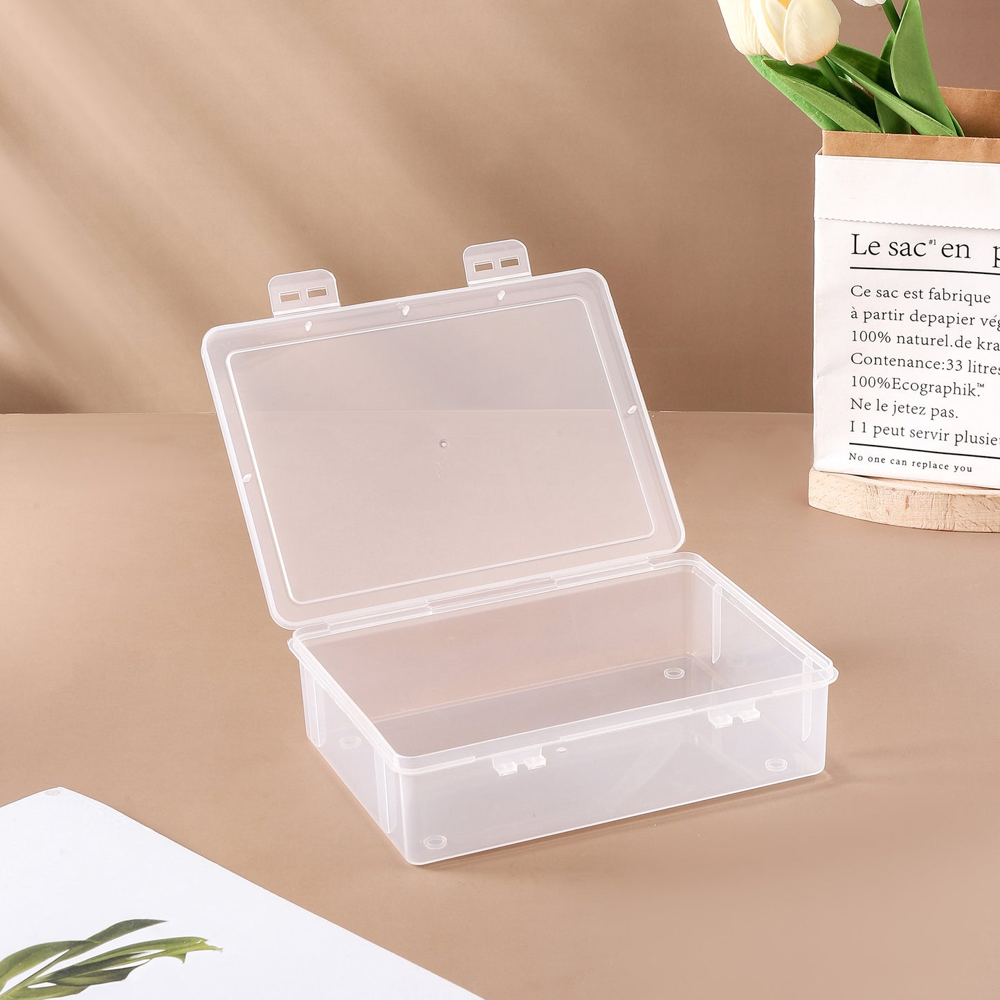 Vielseitige transparente Aufbewahrungsbox Brehn