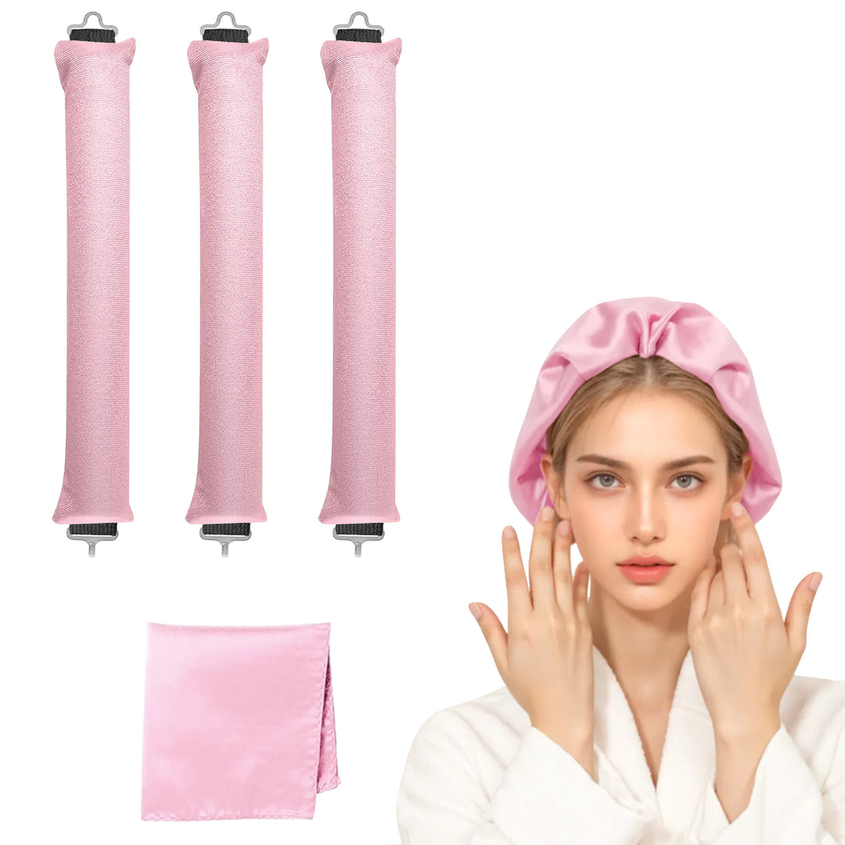 Hitzefreie Lockenstab-Set