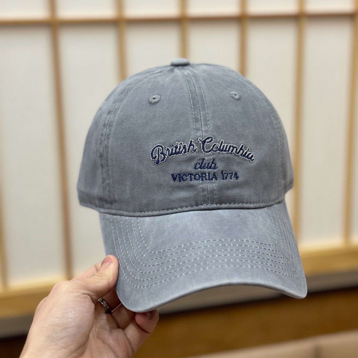 Herren Vintage-inspirierte verrostete Baseballmütze Brehn