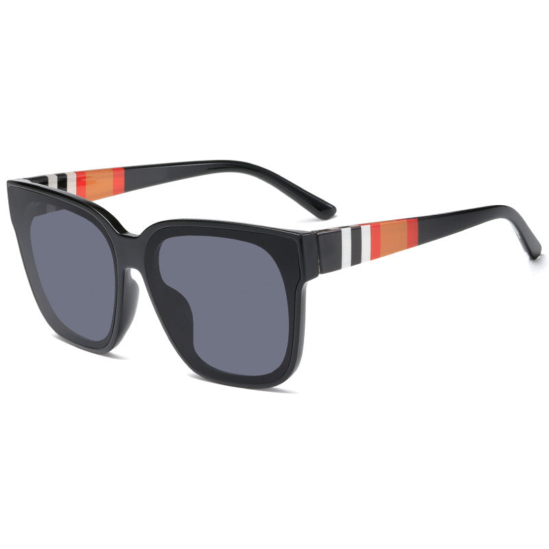 Damen modische Sonnenbrille mit markantem Oversized-Rahmen und UV-Schutz Brehn