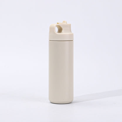 Damen hochwertige Isolier-Trinkflasche mit praktischem Tragegriff Brehn