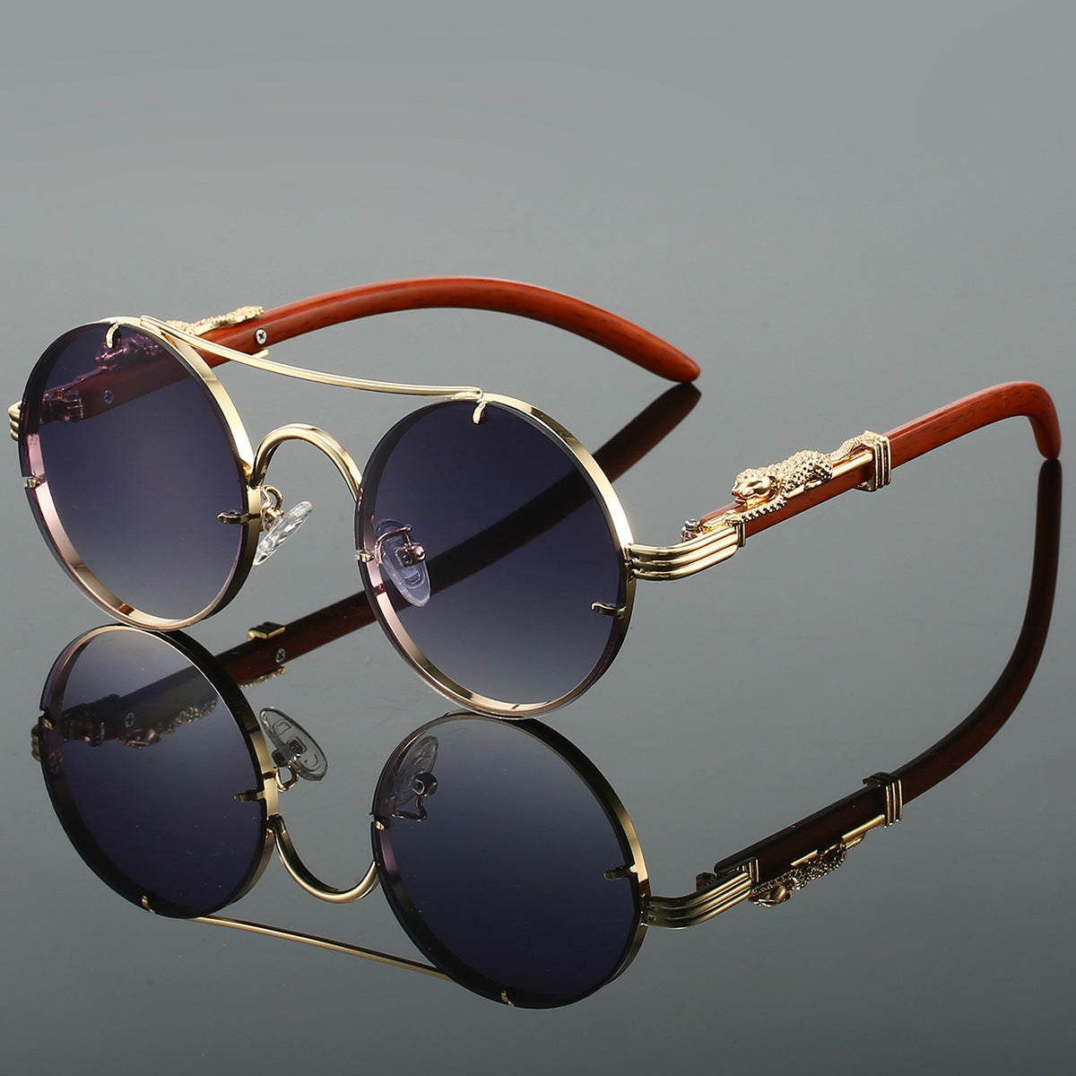 Vintage-inspirierte Drachenrahmen Sonnenbrille Brehn
