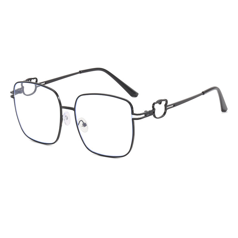 Damen modische quadratische Brille mit einzigartigen Akzenten Brehn