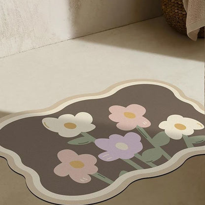 Florale dekorative Teppichmatte für die Wohnkultur