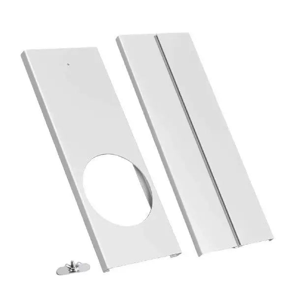 Unisex Einheitsgröße tragbare Klimaanlage Fensterbelüftungsplatte Adapter mit kreisförmigem Abluftausschnitt und verstellbarem Schiebepanel Brehn