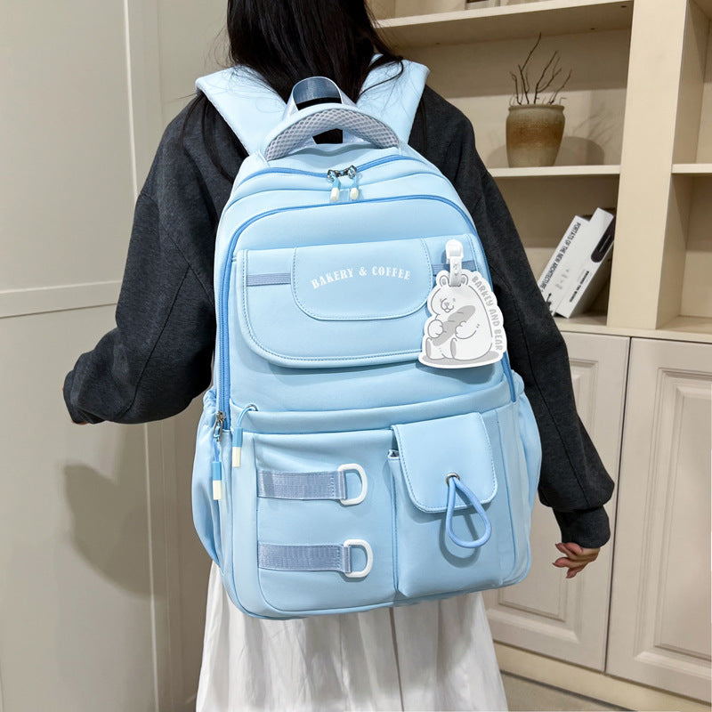 Stylischer Mehrfach-Taschen-Rucksack Brehn