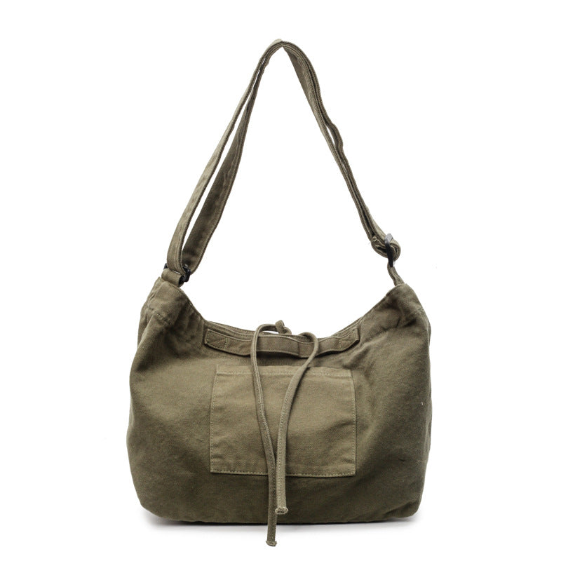 Lässige Zugband-Schultertasche Brehn