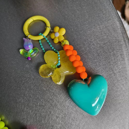 Lebendige thematische Charm-Schlüsselhalter Brehn
