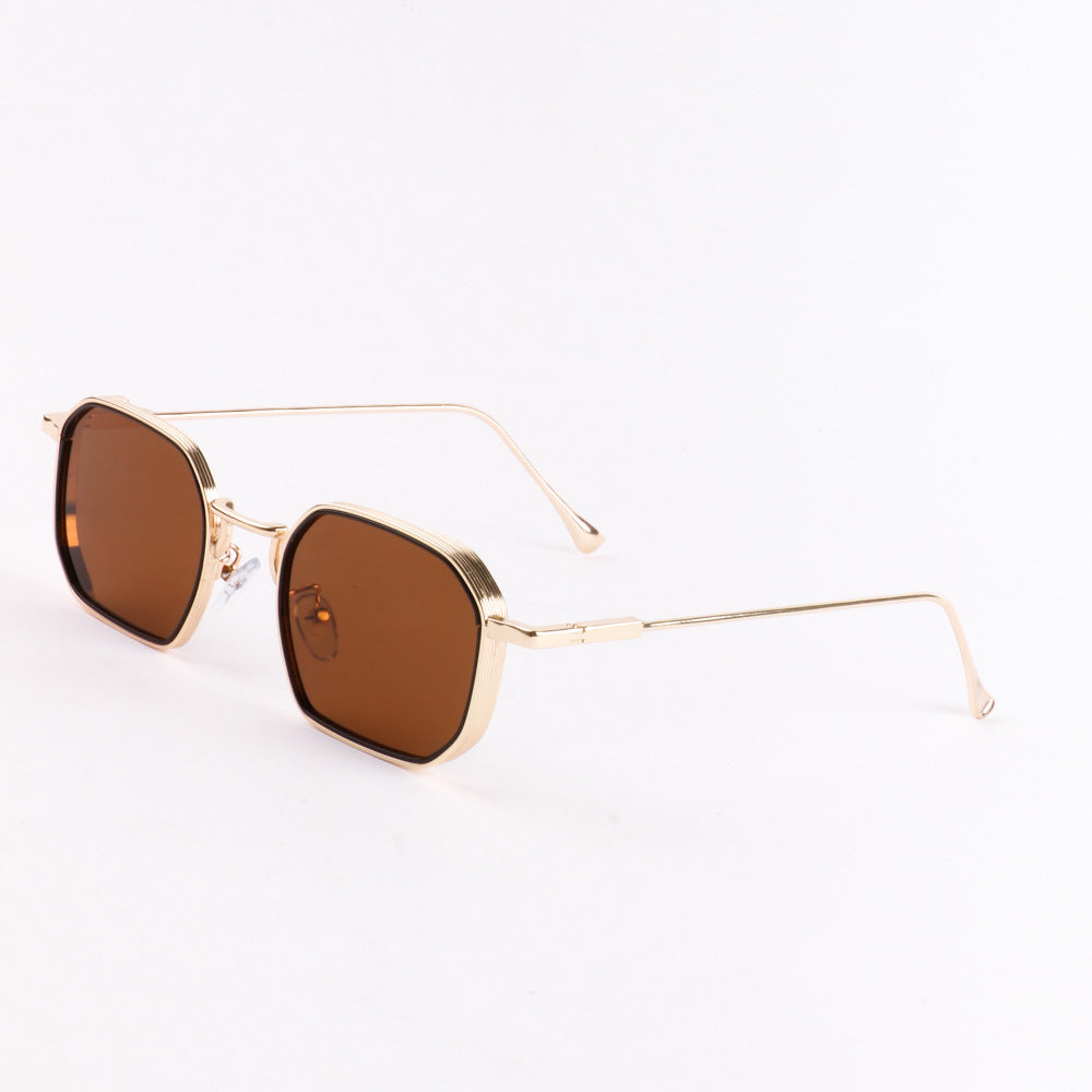 Damen modische Sonnenbrille mit stilvollem, eckigen Rahmen und UV-Schutz Brehn