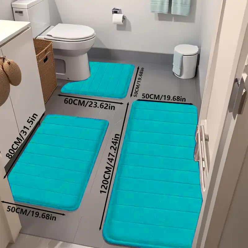 Badezimmermatten-Set Brehn