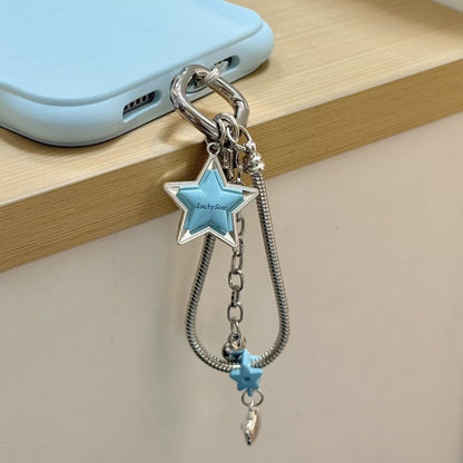 Dekorativer Stern Charm Schlüsselanhänger Halter Brehn