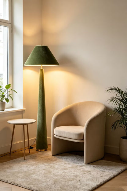 Skulpturale Stehlampe