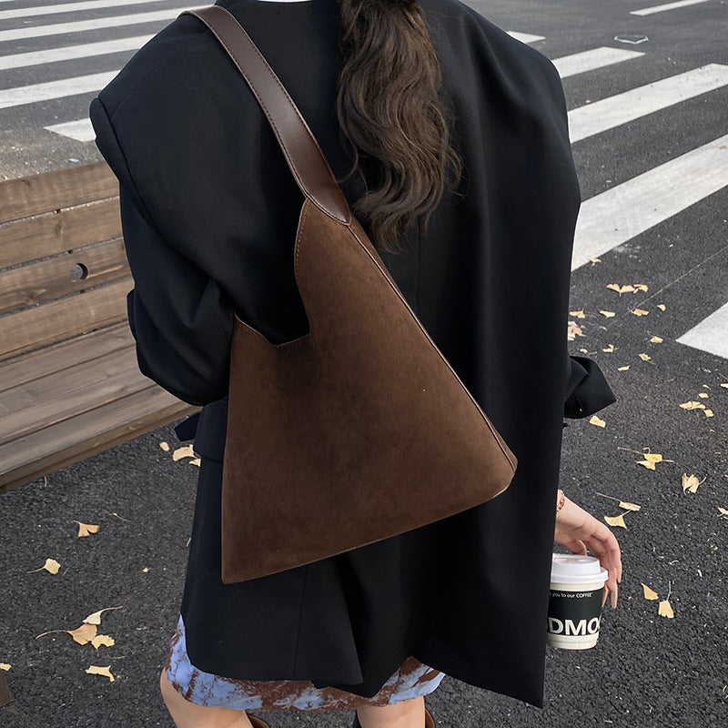Suede Hobo Handtasche Brehn