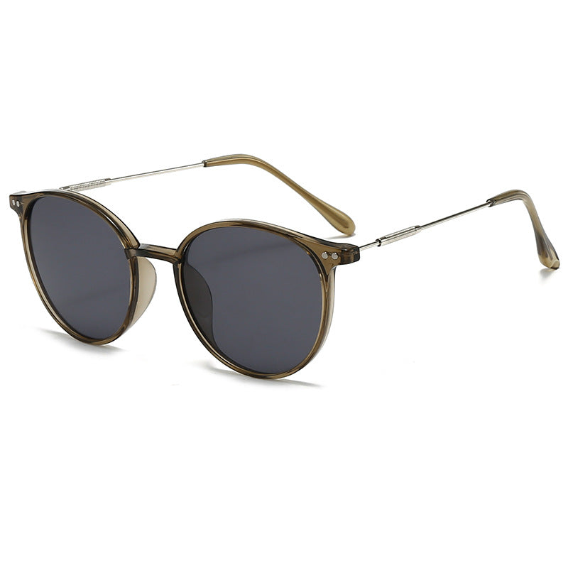 Damen modische Sonnenbrille mit goldenen Akzenten Brehn