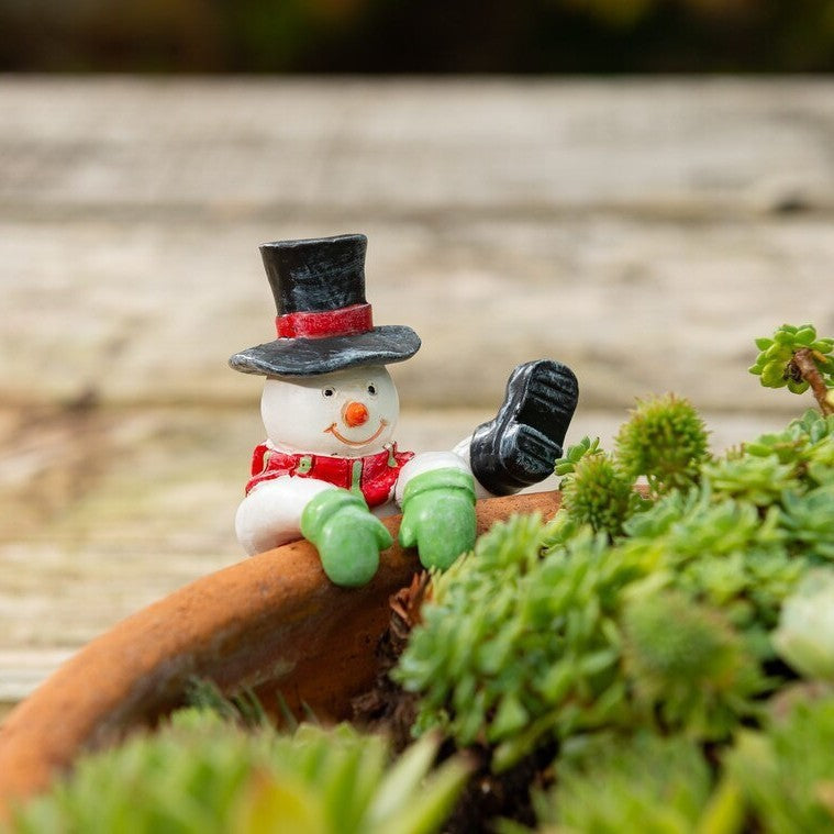 Dekorative Schneemann Pflanzendeko Brehn