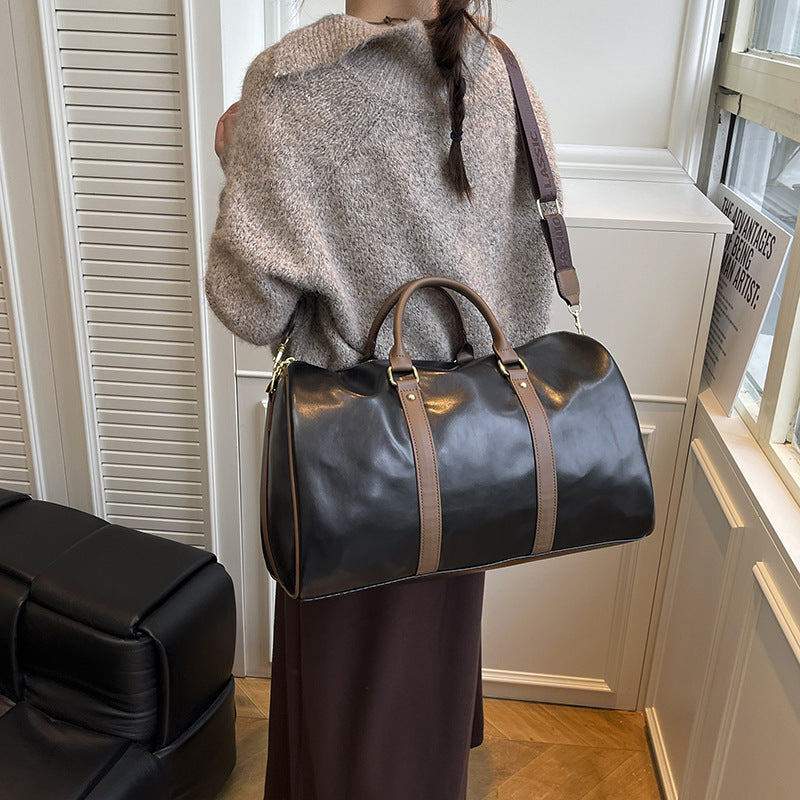 Premium Leder Reise Duffle Bag Brehn