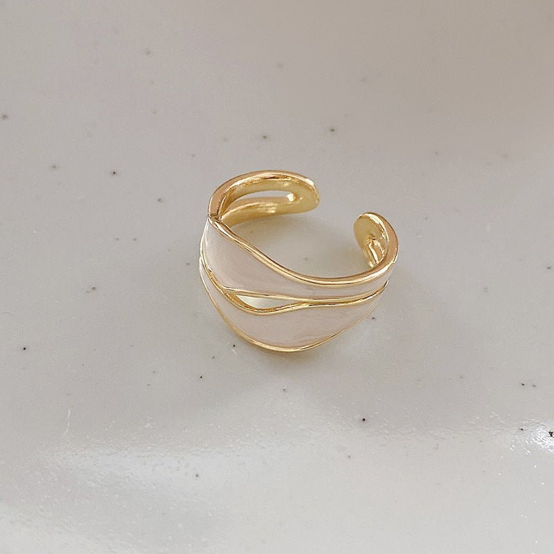 Eleganter Doppelring mit Organischem Design Brehn