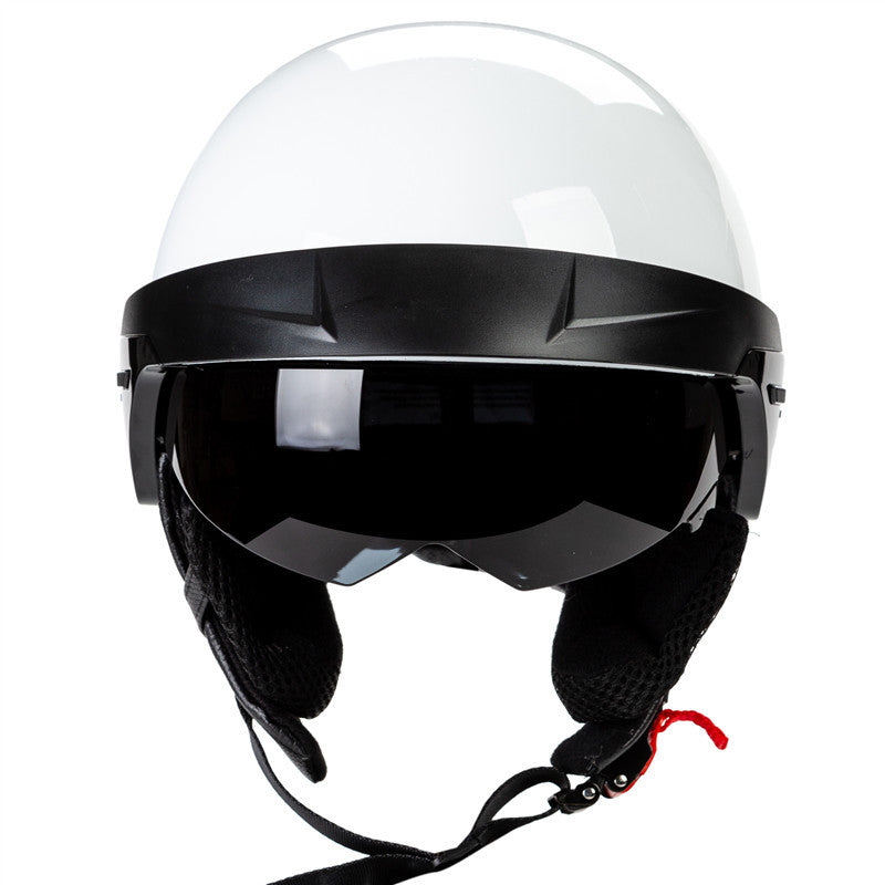Urban Style Motorrad Halbschale mit Visier Brehn