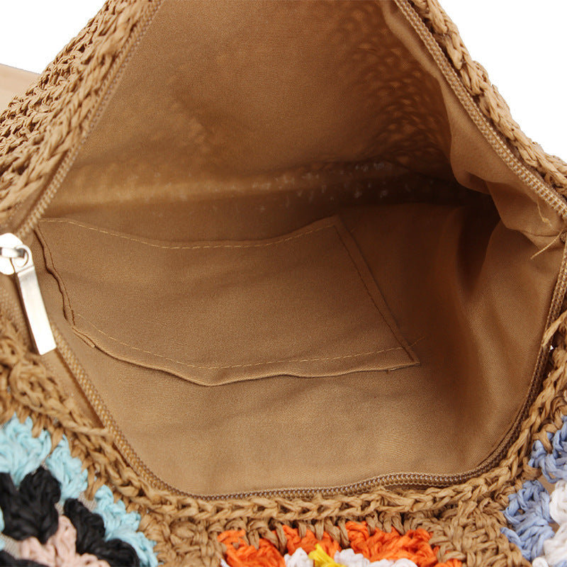 Umhängetasche Im Fröhlichen Patchwork-Stil Brehn