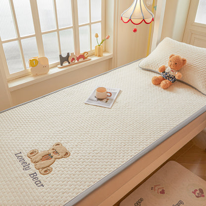 Damen Kinderbettauflage mit niedlichem Teddy-Motiv Brehn